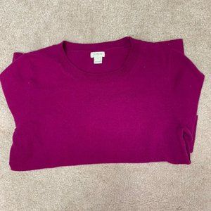 Rich Purple J.Crew Sweater